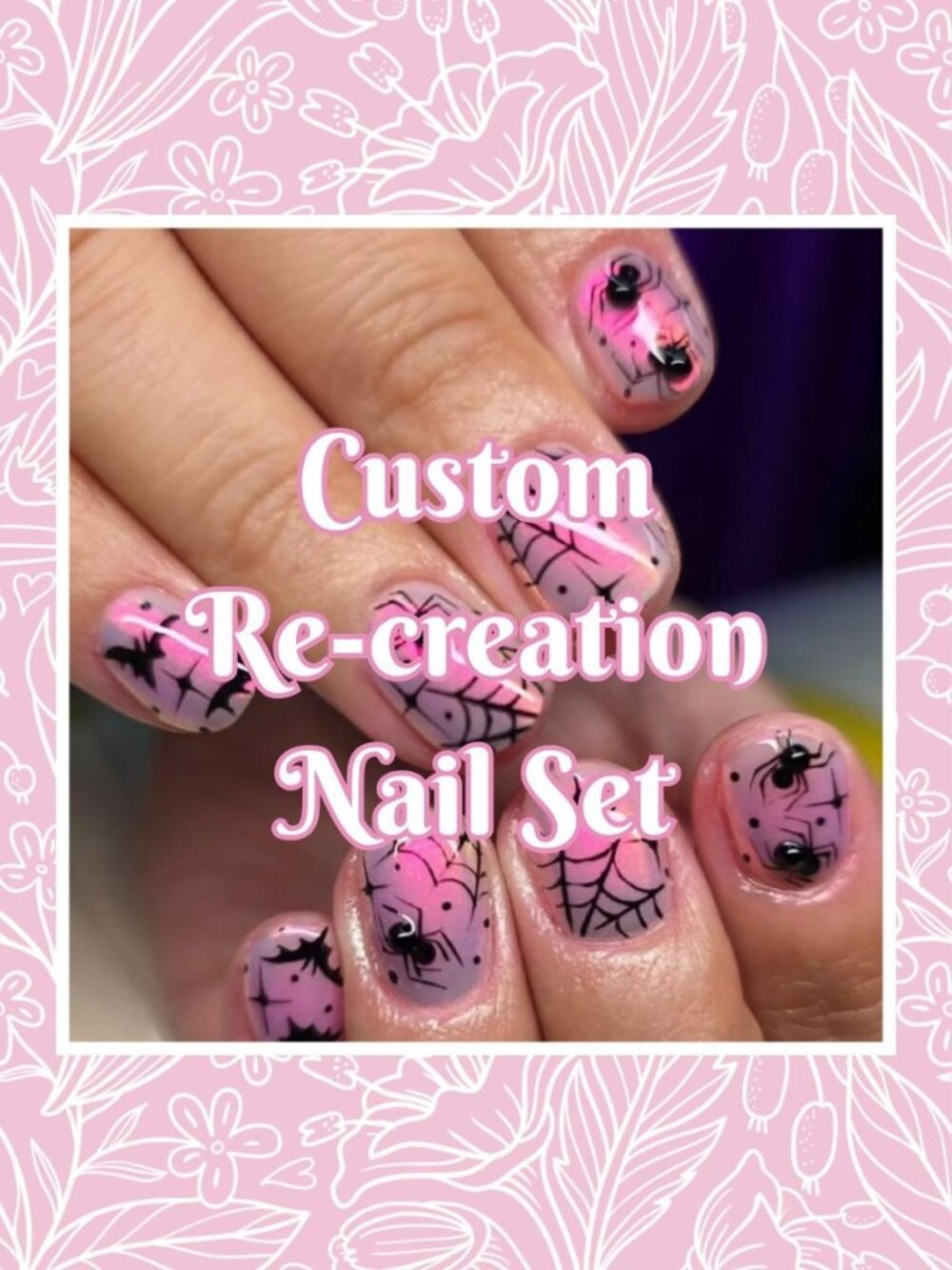 Spooky Season Custom Re-Creation Press-On Nails (Made to Order)